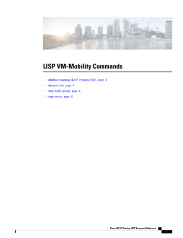 LISP VM-Mobility Commands | Manualzz