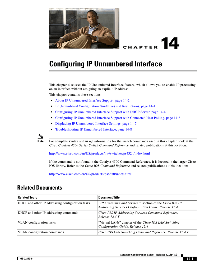 14 Configuring Ip Unnumbered Interface C H A P T E R Manualzz