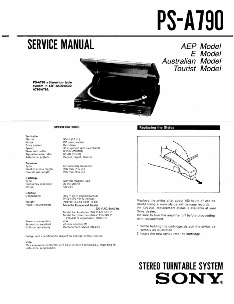 Download Sony Service Manual Ps 90 Repair Manual Manualzz