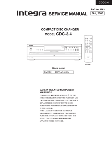 onkyo cd player 6 disc model no. dx-c310