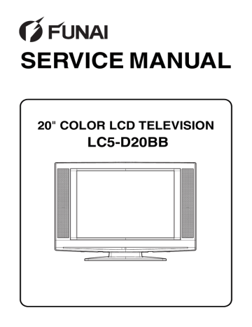 SERVICE MANUAL LC5-D20BB 20 | Manualzz