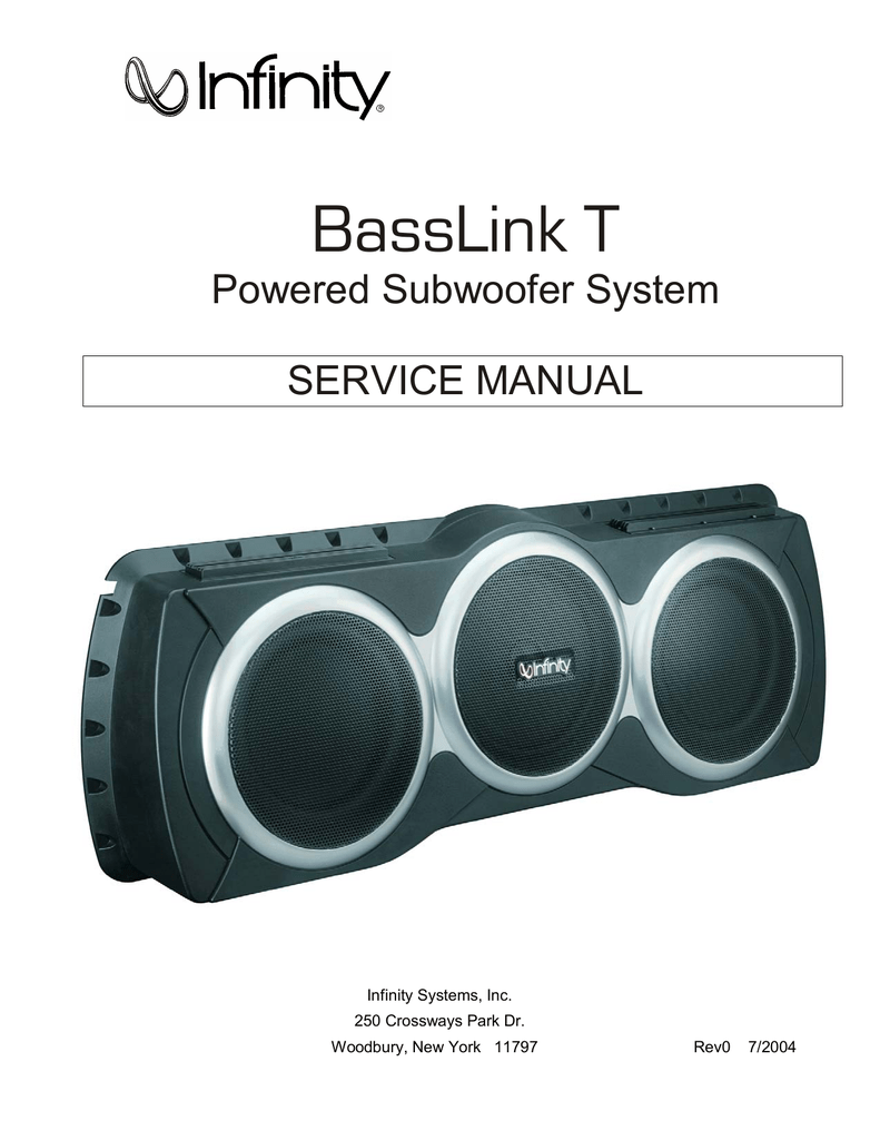 infinity basslink remote