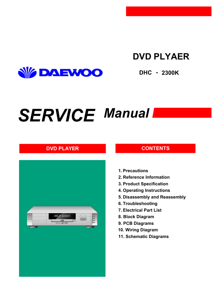 Service Manual Dvd Plyaer Manualzz