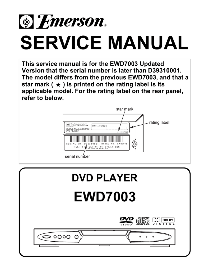 SERVICE MANUAL | Manualzz