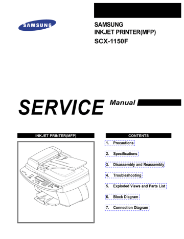 Service Manual Samsung Inkjet Printer Mfp Manualzz