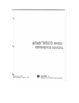 MITS 8800 BASIC Reference Manual | AI Chat &amp; PDF