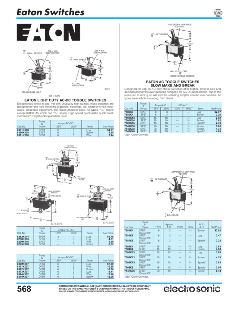 Eaton Safety Switch Installation Manual