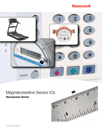 Magnetoresistive Sensor ICs Datasheet Nanopower Series | Manualzz