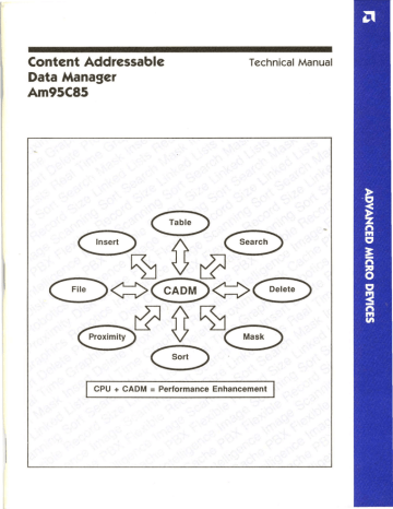 I Am95C85 Content Addressable Data Manager | Manualzz