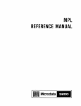 Microdata 32/S System MPL Manual + AI Chat &amp; PDF