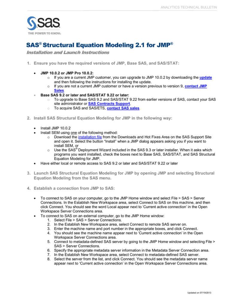 download sas jmp 10