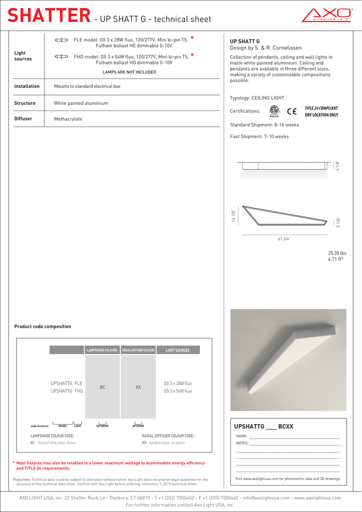 Shatter Up Shatt G Technical Sheet Manualzz