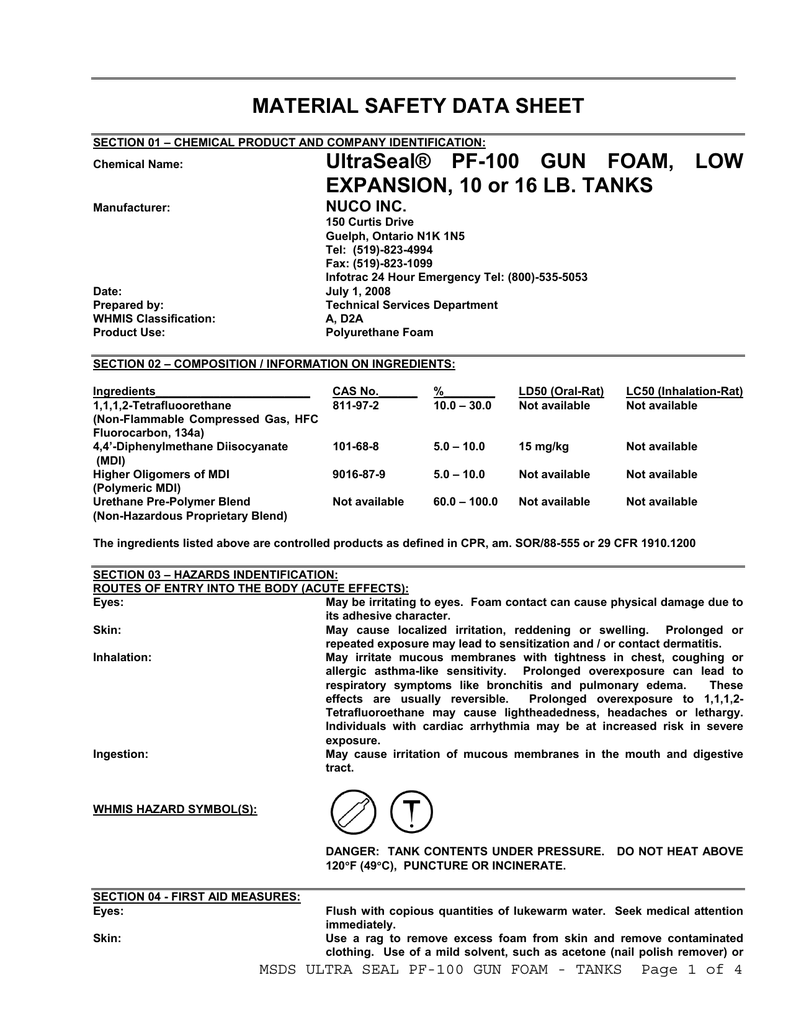 Material Safety Data Sheet For Nail Polish Remover Bios Pics