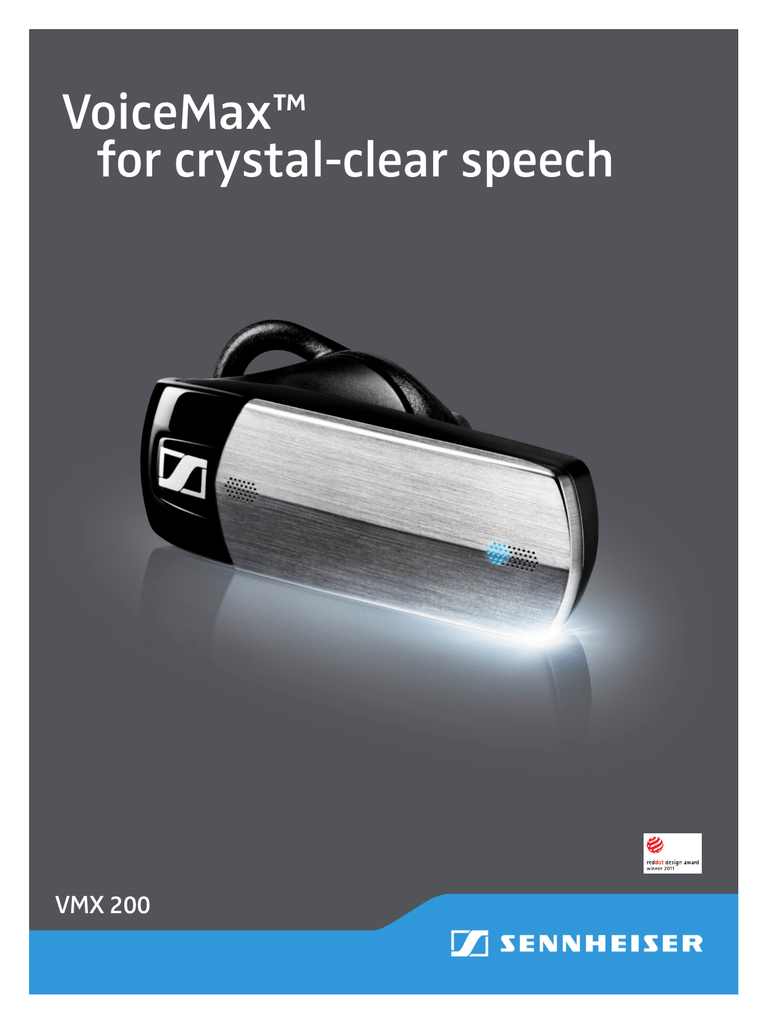 Sennheiser VMX 200 Fact Sheet | Manualzz