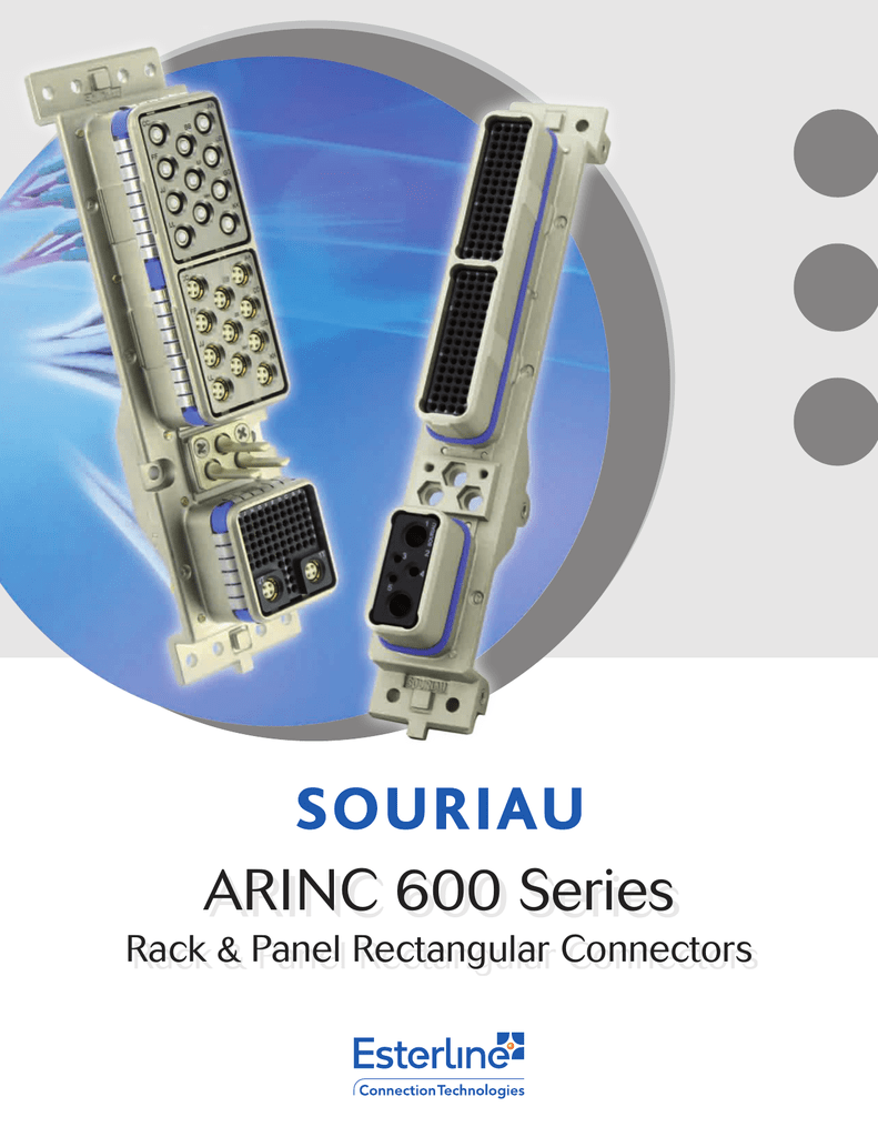 ARINC 600 Series Rack & Panel Rectangular Connectors | Manualzz