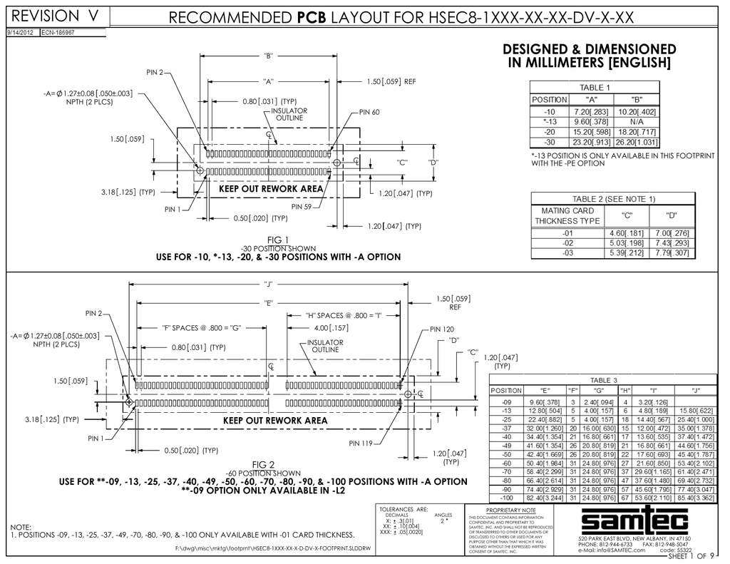 Revision V Pcb Designed Amp Dimensioned In Millimeters English Manualzz