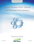 Novatel Wireless M2M Fleet Management Interface Technical Guide