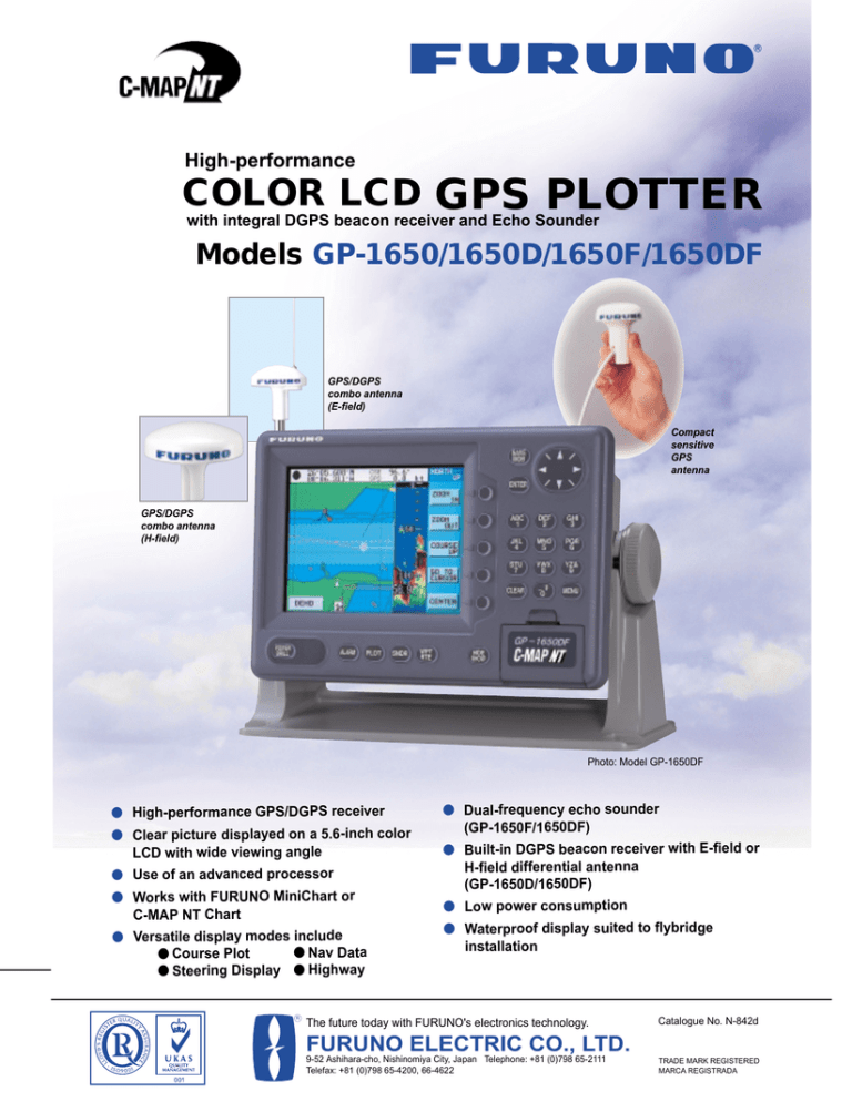 Gps Plotter Color Lcd Models Gp 1650 1650d 1650f 1650df Manualzz