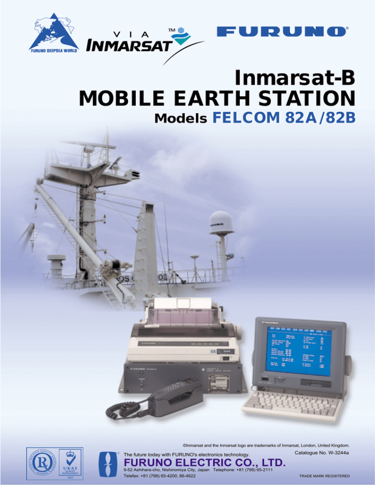 Inmarsat B Mobile Earth Station Felcom 82a 82b Models Manualzz