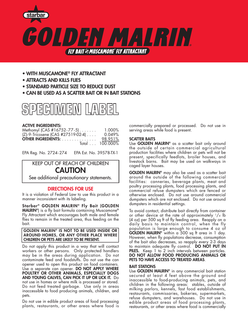30 Golden Malrin Fly Bait Label Labels Design Ideas 2020