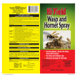 Hi-Yield Wasp and Hornet Spray Manual | AI Chat