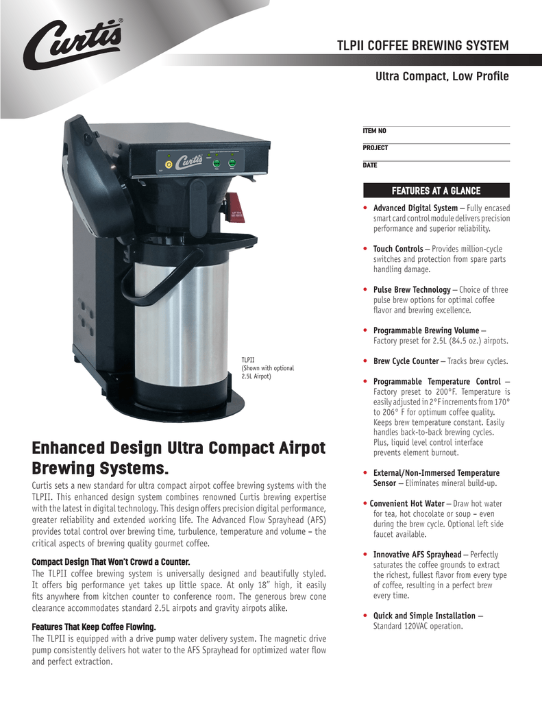 TLPII COFFEE BREWING SYSTEM Ultra 
