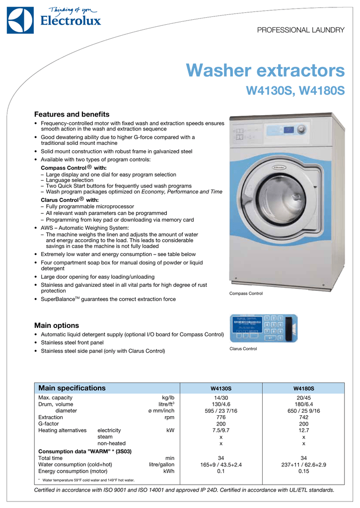 User manual Electrolux ECM1303W (English - 20 pages)