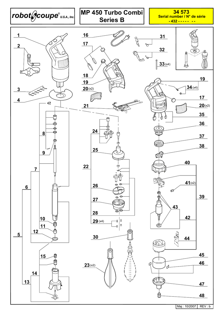 Robot Coupe Mp450 Turbo Parts Diagram - Atkinsjewelry