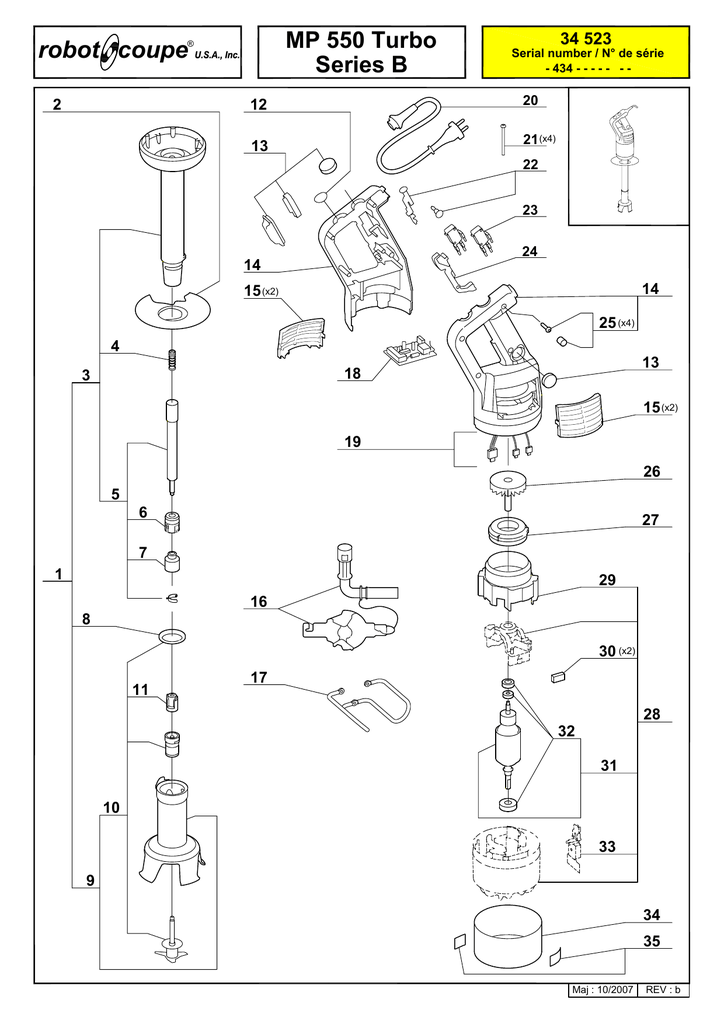 28 Robot Coupe Parts Diagram - Wiring Database 2020