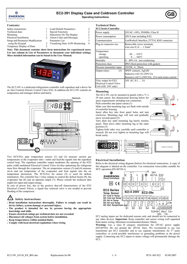 Defrost Termination Freeze Protection Fan Switches Controls And Electrical