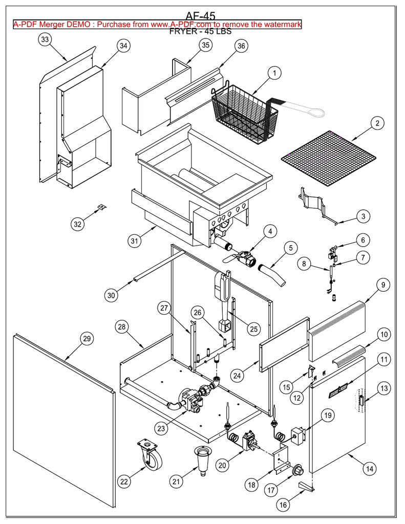 American Range AF45 Part Manual Manualzz