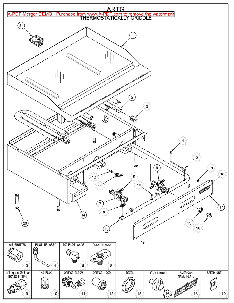American Range AF45 Part Manual Manualzz