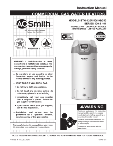 ao smith cyclone xhe