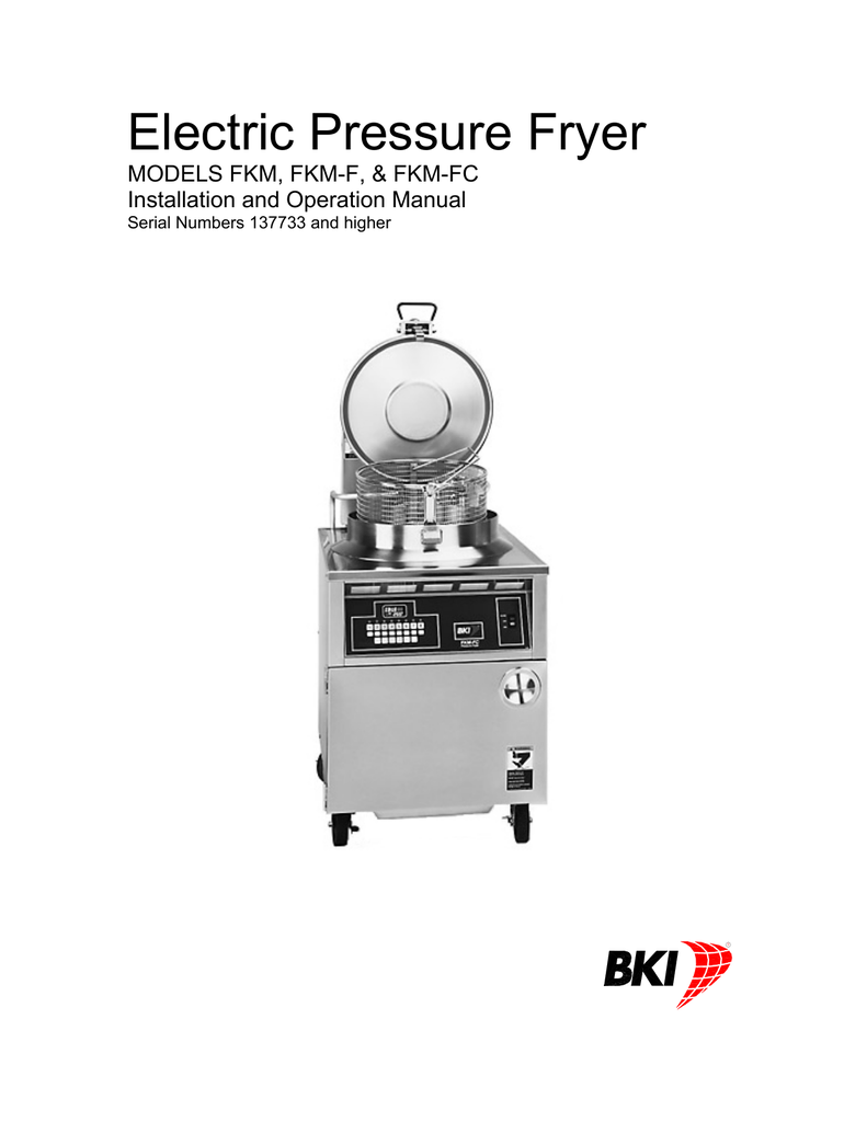 BKI FKMF Installation and Operation Manual Manualzz