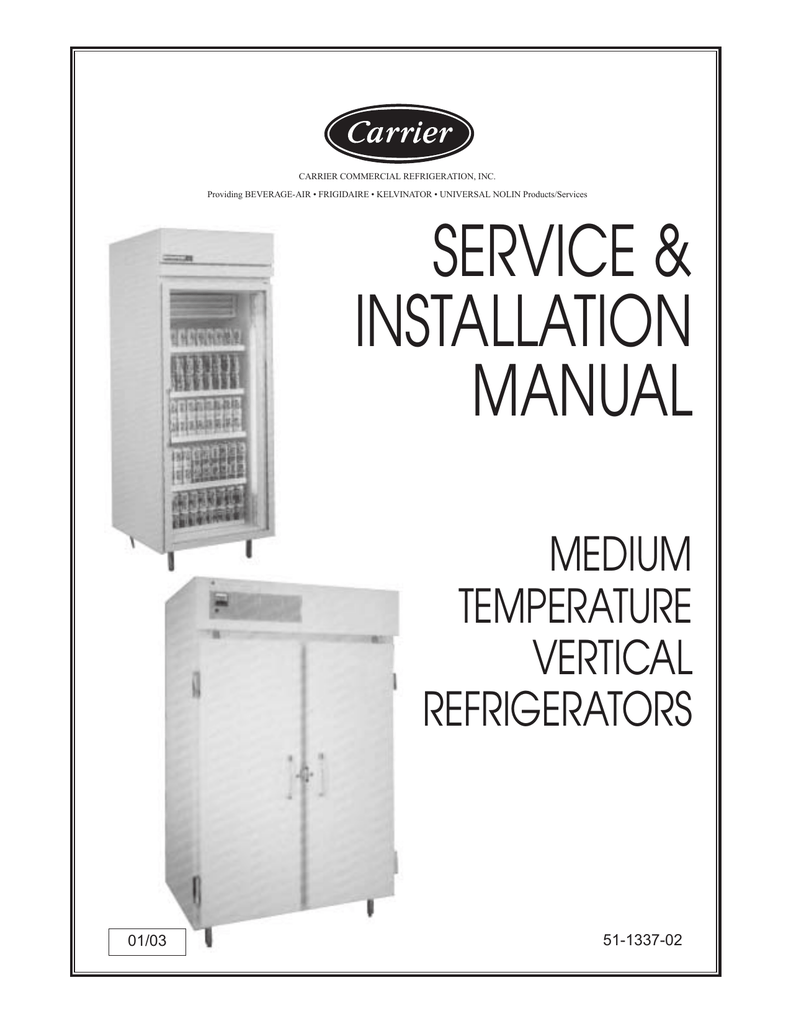 CARRIER COMMERCIAL REFRIGERATION, INC. Manualzz