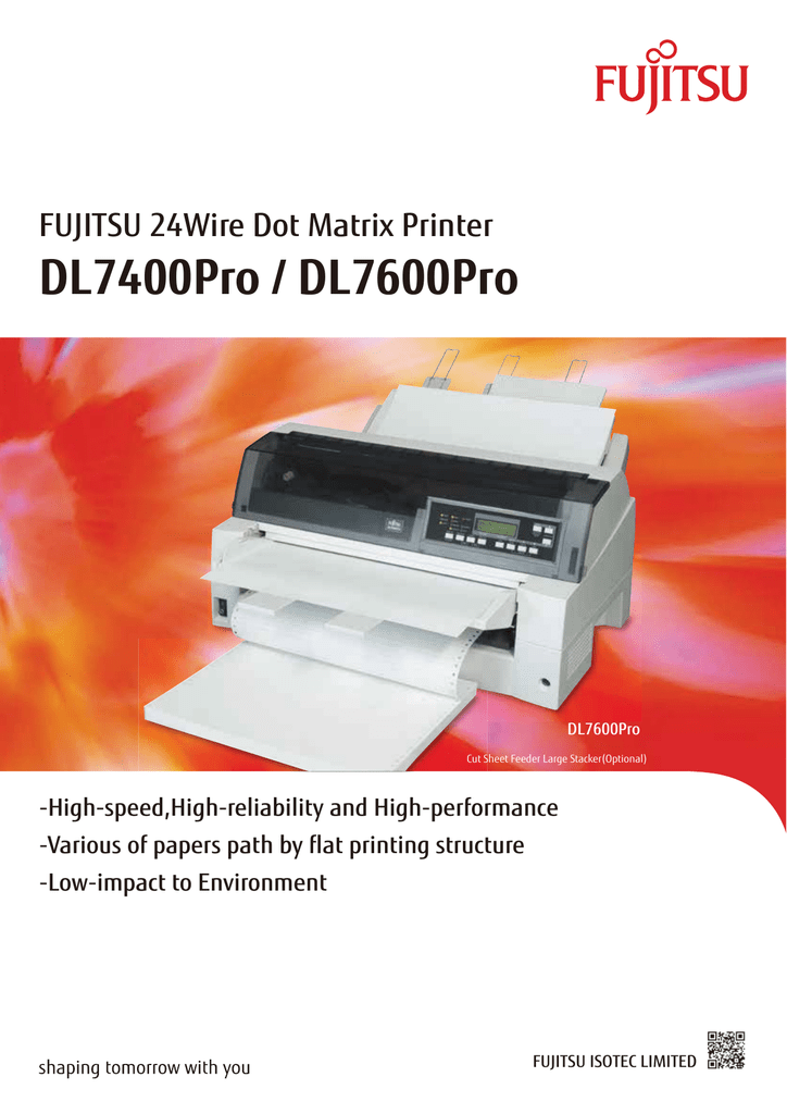 fujitsu dot matrix printer