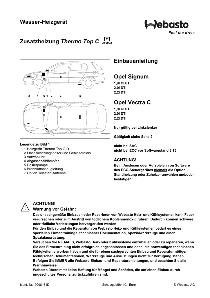 Webasto Standheizung Schaltplan Pdf