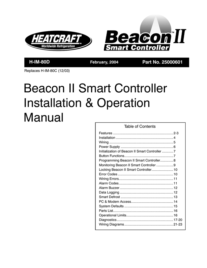 Installation operation manual