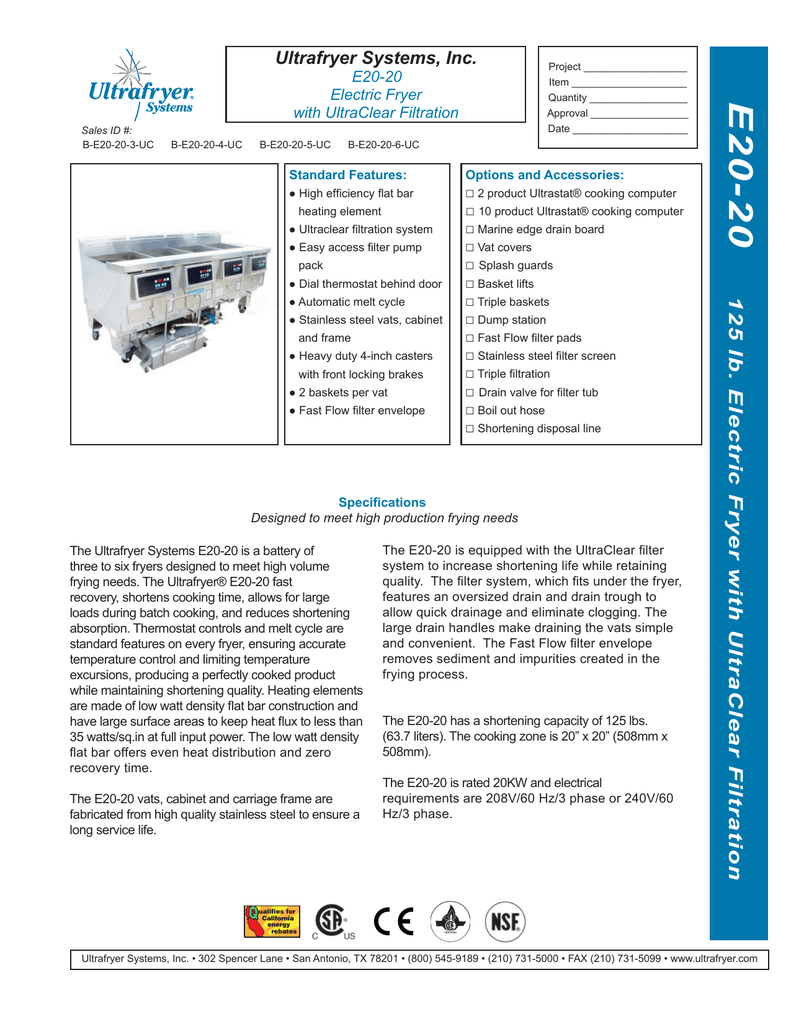 Ultrafryer Systems Inc Manualzz