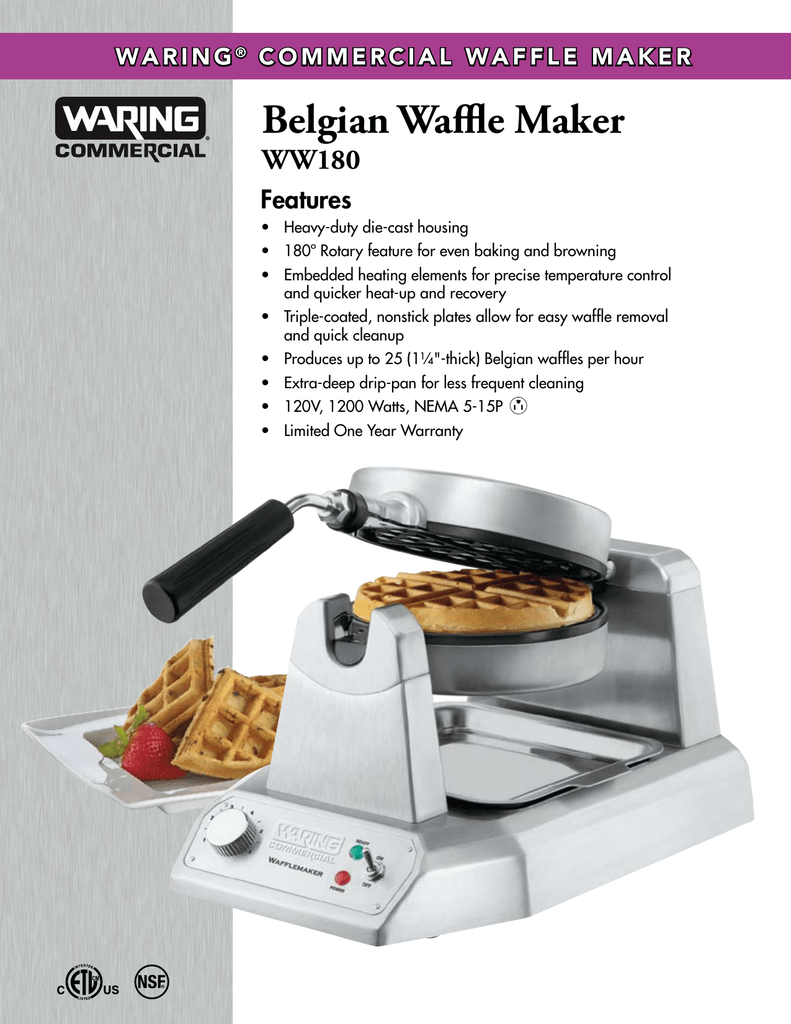 waring ww200 waffle maker