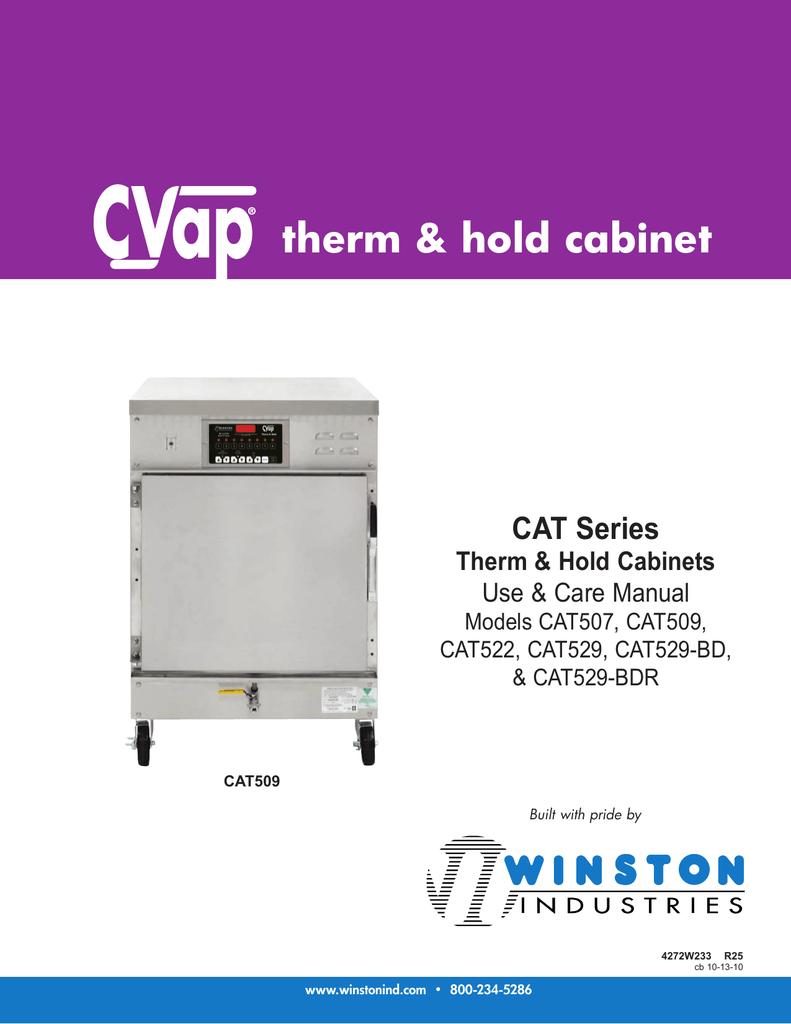 Therm Amp Hold Cabinet Cat Series Therm Amp Hold Cabinets