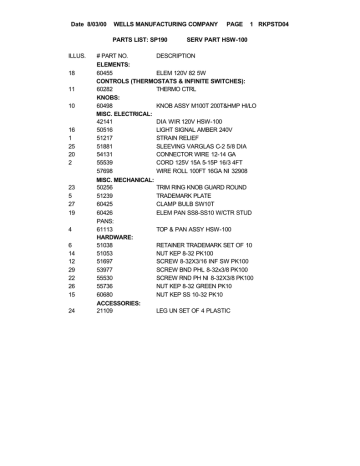 Wells Manufacturing Hsw 100 Service Manual Manualzz