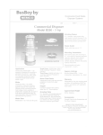 Nemco, Inc. B250-1/2hp General Manual