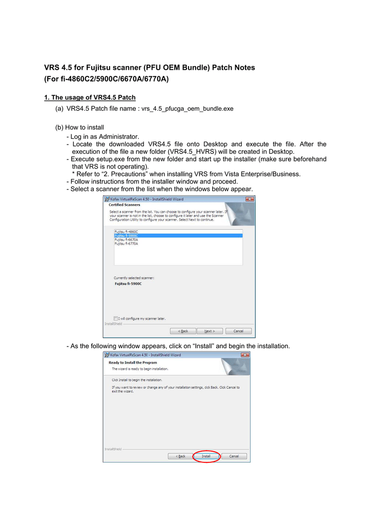 fujitsu kofax vrs 4.5 fujitsu kofax vrs 4.5