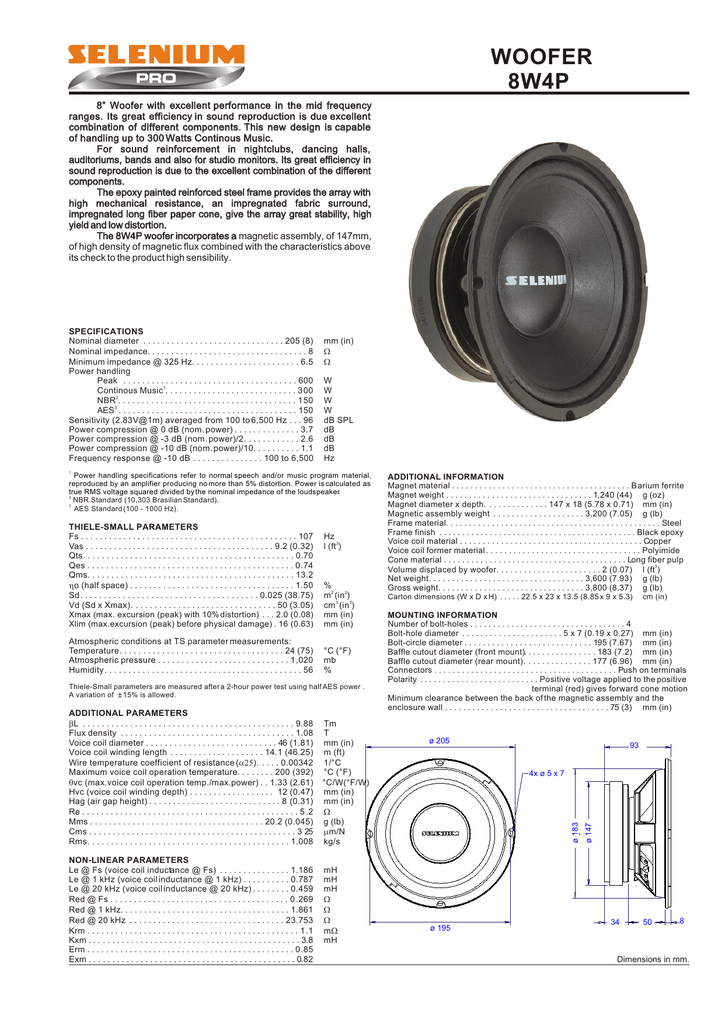 voice coil impedance
