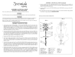 Chandelier 26535 Installation Instructions