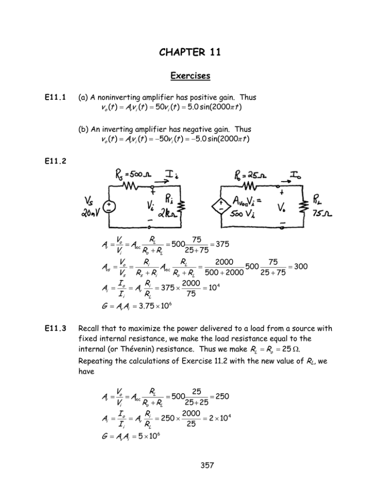 Chapter 11 Exercises T V Manualzz