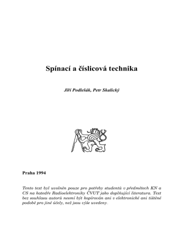 Spinaci A Cislicova Technika Praha 1994 Jiri Podlesak Petr Skalicky Manualzz