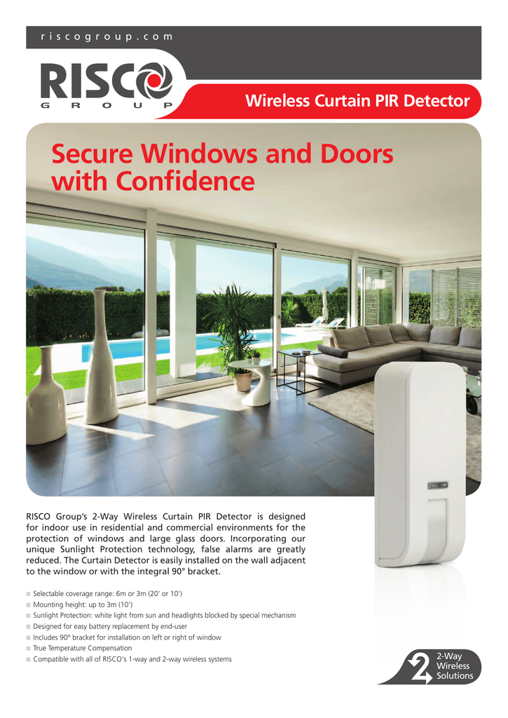 Secure Windows And Doors With Confidence Wireless Curtain