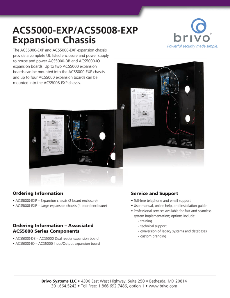 Acs5000 Exp Acs5008 Exp Expansion Chassis Manualzz